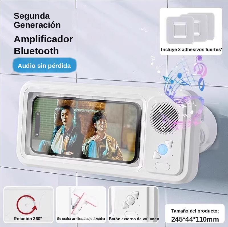 Soporte para teléfono de ducha